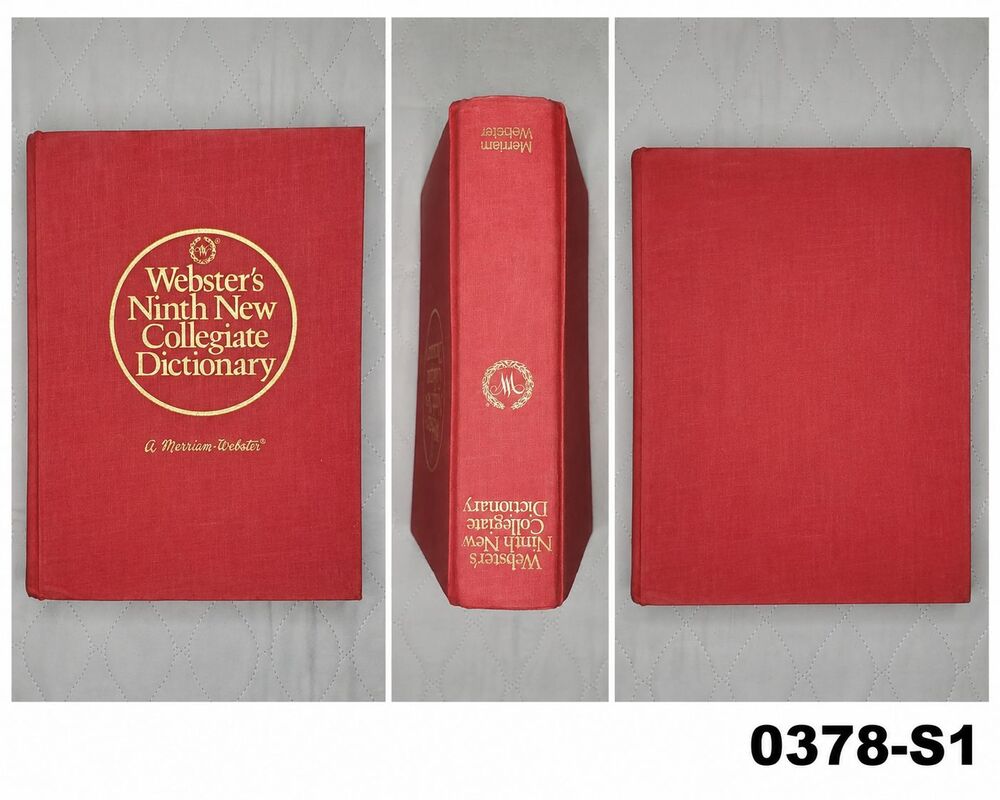 Webster's Ninth New Collegiate Medical Dictionary (Thumb Indexed)- 0378-S1